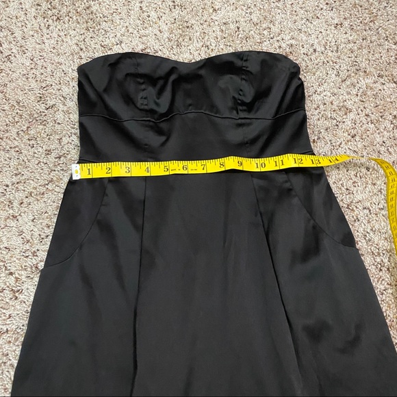 Black Satin Forever 21 Mini Dress - Picture 6 of 7